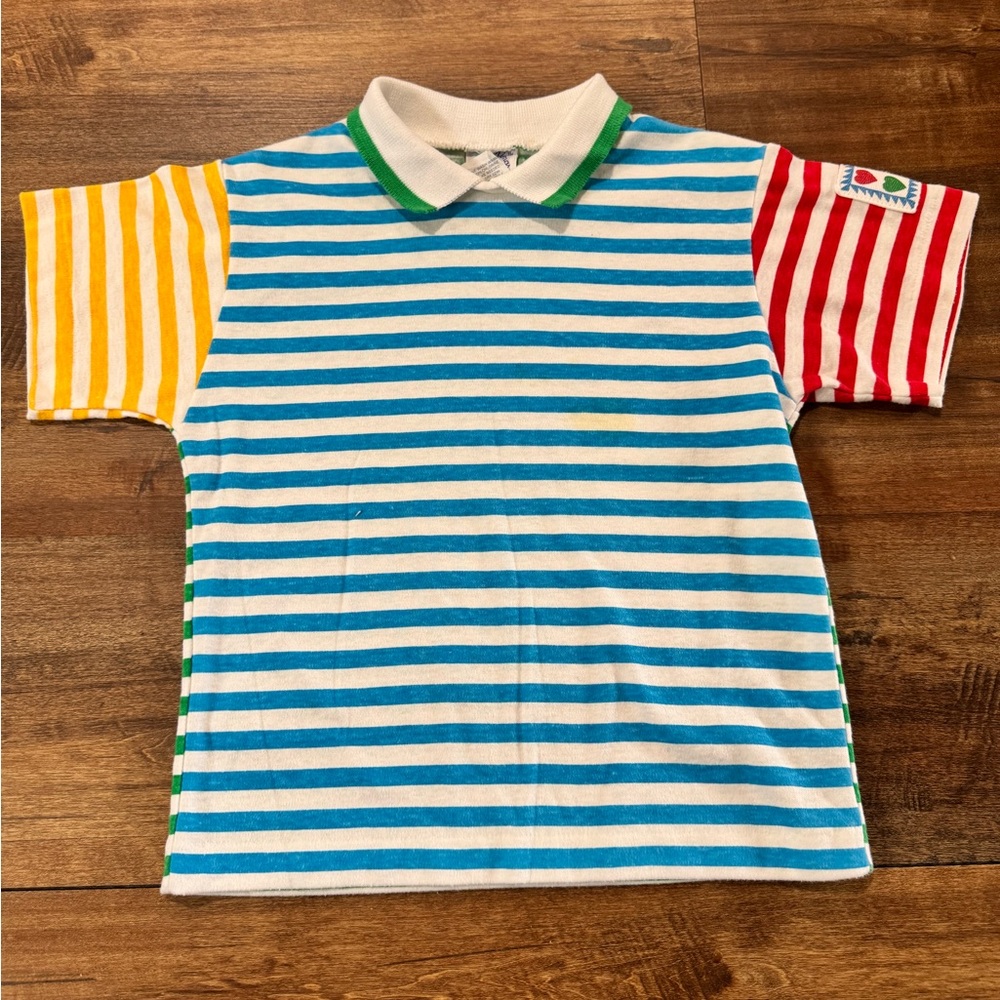 True vintage colourblock polo shirt